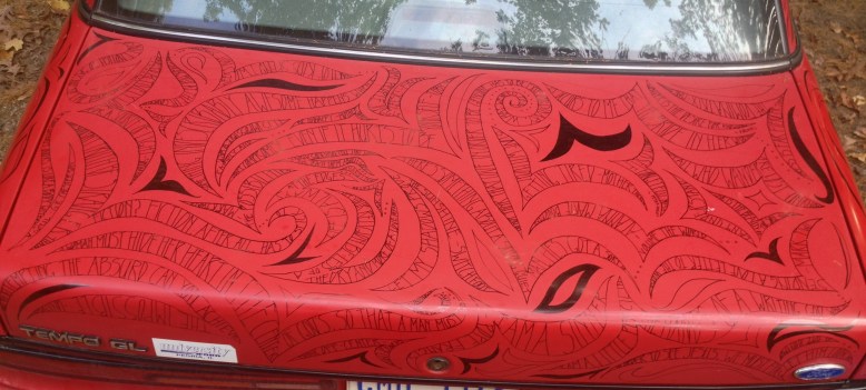 The back of my Car